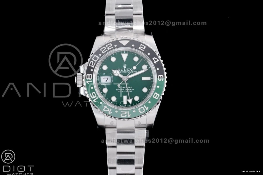 904L ZipUp 1:1 Green Bracelet Sprite GMT-Master V3 126729 VSF SS On Edition Best VTNR II 884 Dial DD Oyster 0101